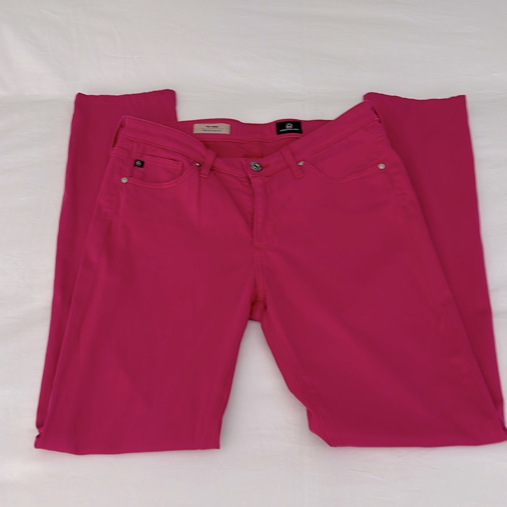 AG Adriano Goldschmied Pink Jeans (The Prima style)